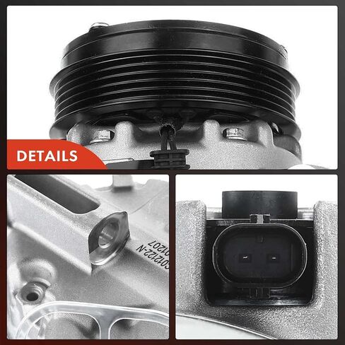 A-Premium A/C AC Compressor with Clutch Compatible with Chevrolet Colorado 2.5L 2015-2021, Equinox 1.5L 2018-2021, GMC Canyon 2.5L 2015-2021, Terrain 1.5L 2018-2021, CVC Style, 5 Grooves in Saudi Arabia