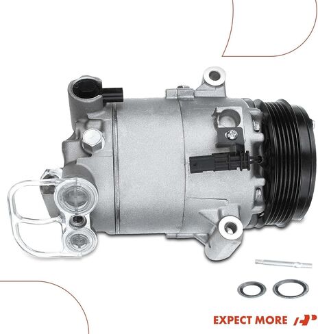 A-Premium A/C AC Compressor with Clutch Compatible with Chevrolet Colorado 2.5L 2015-2021, Equinox 1.5L 2018-2021, GMC Canyon 2.5L 2015-2021, Terrain 1.5L 2018-2021, CVC Style, 5 Grooves in Saudi Arabia