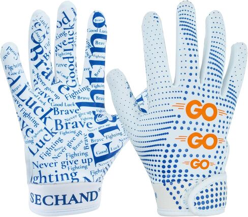 Football Gloves for Youth Adult, Flag Football Gloves for Boys and Girls, Sticky Reciver Gloves in Saudi Arabia