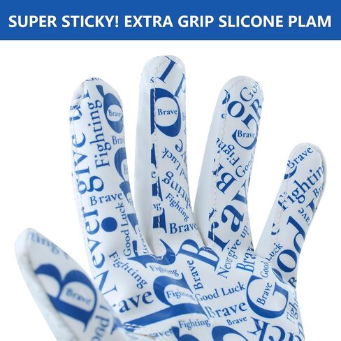 Football Gloves for Youth Adult, Flag Football Gloves for Boys and Girls, Sticky Reciver Gloves in Saudi Arabia