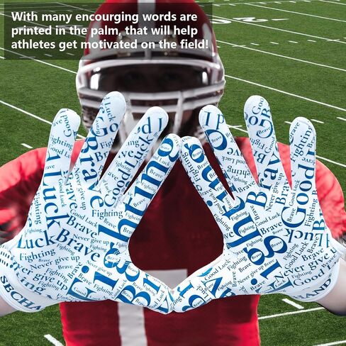 Football Gloves for Youth Adult, Flag Football Gloves for Boys and Girls, Sticky Reciver Gloves in Saudi Arabia