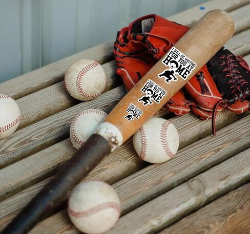 I Will Be Waiting for You at Home Funny for Baseball Catcher Softball Catcher Catchers Helmet Sticker 3" in Kuwait