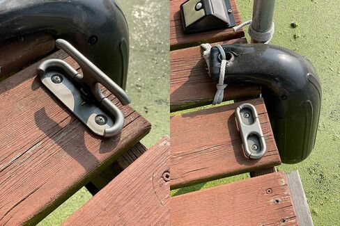 قارب قابل للطي المرابط الفولاذ المقاوم للصدأ البحرية 4-1 / 2 بوصة 6 بوصة الوجه حتى قفص الاتهام المرابط للقارب، المرابط قارب الثقيلة الوجه حتى حبل المربط ث / السحابات لوحة الظهر للرسو، أرصفة القوارب، الطوابق، قوارب الكاياك in Kuwait