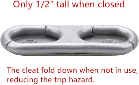 قارب قابل للطي المرابط الفولاذ المقاوم للصدأ البحرية 4-1 / 2 بوصة 6 بوصة الوجه حتى قفص الاتهام المرابط للقارب، المرابط قارب الثقيلة الوجه حتى حبل المربط ث / السحابات لوحة الظهر للرسو، أرصفة القوارب، الطوابق، قوارب الكاياك in Kuwait