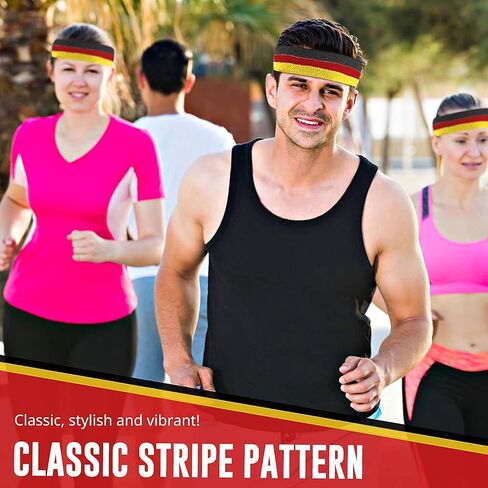 عصابات الرأس للرجال والنساء مجموعة معصمه للرطوبة فتل الرياضة رباط شعر رياضي منشفة عصابات رأس القطن العصابات العرق in Kuwait