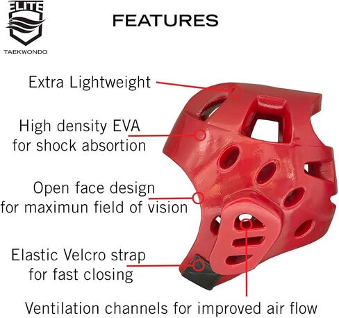 ELITE – Taekwondo Fighting Headgear for Kids & Adults (TKD Head Protectors) in Saudi Arabia