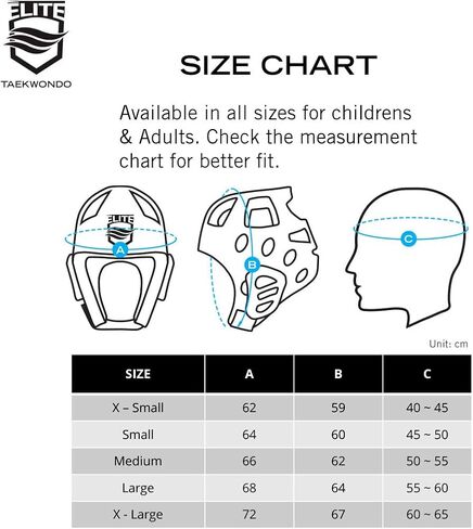 ELITE – Taekwondo Fighting Headgear for Kids & Adults (TKD Head Protectors) in Saudi Arabia
