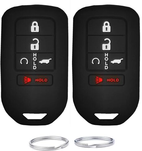 Replacement Keyless Entry Remote Control Key Fob Shell fit for Honda Accord Civic CR-V CRV Pilot Passport Insight EX EX-L Touring.Part Number:HYQ12BDM(5 Buttons) (Key Shell) in Saudi Arabia