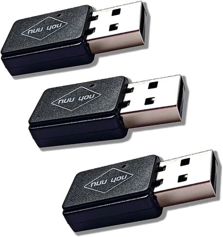 3PACK يدعم Y/L Wi-Fi USB Dongle وهواتف IP T27G، T29G، T46G، T48G، T46S، T48S، T52S، T54S، (3 أسود) in Saudi Arabia