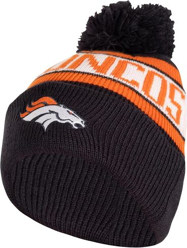 Ultra Game NFL Boys Girls Super Soft Winter Beanie Knit Hat with Extra Warm Touch Screen Gloves in Saudi Arabia