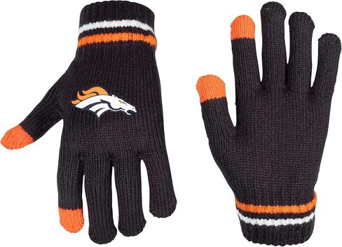 Ultra Game NFL Boys Girls Super Soft Winter Beanie Knit Hat with Extra Warm Touch Screen Gloves in Saudi Arabia