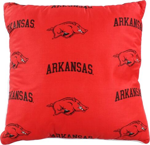 College Covers Pair Decorative Pillow, 2 Count (Pack of 1), Arkansas Razorbacks in Saudi Arabia