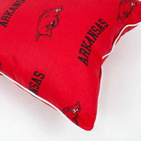 College Covers Pair Decorative Pillow, 2 Count (Pack of 1), Arkansas Razorbacks in Saudi Arabia