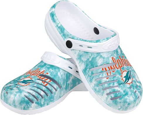 FOCO Miami Dolphins NFL للسيدات Cloudie Clog مع حزام in Saudi Arabia