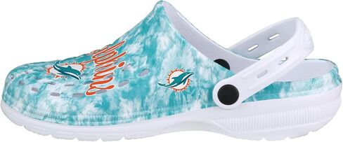 FOCO Miami Dolphins NFL للسيدات Cloudie Clog مع حزام in Saudi Arabia