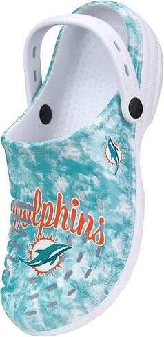 FOCO Miami Dolphins NFL للسيدات Cloudie Clog مع حزام in Saudi Arabia