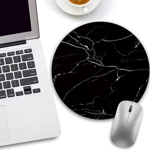 Funny Chicken Mouse Pad, Small Round Rooster Mouse Pads for Desk, Mini Travel Mousepad for Work Wireless Computer Laptop, Office Desk Accessories, 8.6 x 8.6 inch in Kuwait