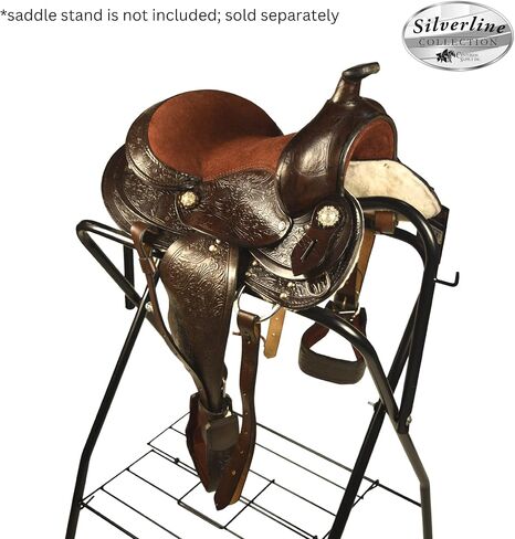 SILVERLINE 12" Premium Kids Leather Western Saddle in Saudi Arabia
