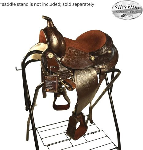 SILVERLINE 12" Premium Kids Leather Western Saddle in Saudi Arabia