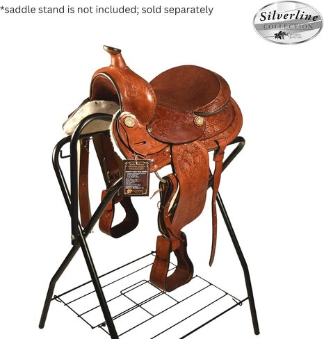 SILVERLINE 12" Premium Kids Leather Western Saddle in Saudi Arabia