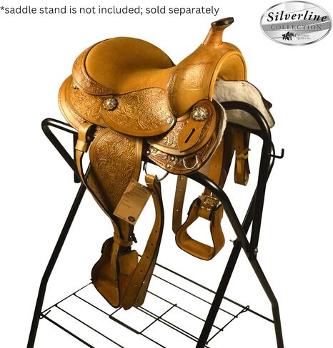 SILVERLINE 12" Premium Kids Leather Western Saddle in Saudi Arabia