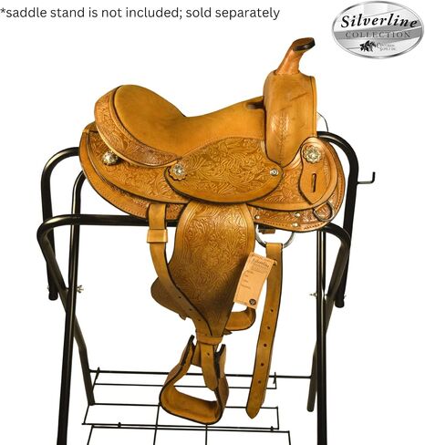 SILVERLINE 12" Premium Kids Leather Western Saddle in Saudi Arabia