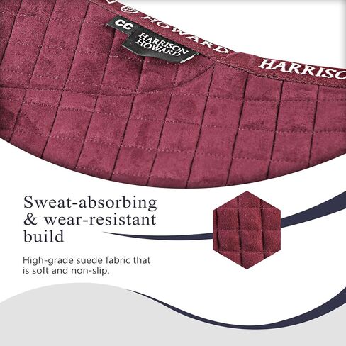 Harrison Howard Close Contact Saddle Pad Non-Slip Suede Outer Perfect for Use with Jumping Saddles in Saudi Arabia