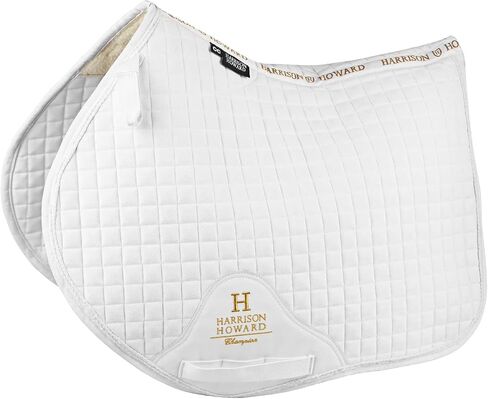 Harrison Howard Close Contact Saddle Pad Non-Slip Suede Outer Perfect for Use with Jumping Saddles in Saudi Arabia