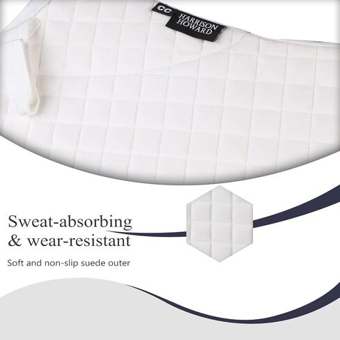 Harrison Howard Close Contact Saddle Pad Non-Slip Suede Outer Perfect for Use with Jumping Saddles in Saudi Arabia