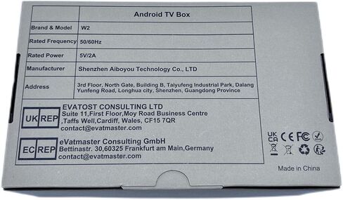 Android TV Box 4GB RAM 128GB ROM تمت ترقيته W2 Mali-G31 2.4G/5G Dual WiFi Bluetooth 4.2، مشغل الوسائط يدعم مقاطع الفيديو ثلاثية الأبعاد 4K UHD Android 12.0 USB 2.0 مع لوحة مفاتيح صغيرة بإضاءة خلفية لاسلكية in Kuwait