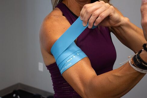 أربطة تنظيف العضلات الضاغطة على الحركة لتنظيف العضلات الملتهبة، وتحسين الأداء، ومنع الإصابة، رائعة لممارسة التمارين الرياضية، وتتضمن حقيبة in Kuwait