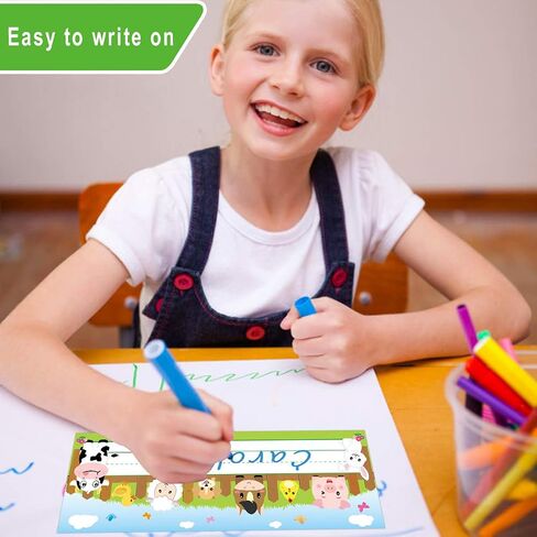 Farm Animal Name Plate Primary Students Back to School Desk Nameplates 36 Pack Classroom Decoration in Saudi Arabia