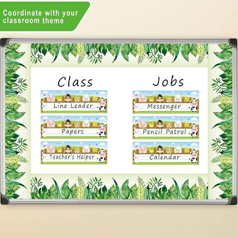 Farm Animal Name Plate Primary Students Back to School Desk Nameplates 36 Pack Classroom Decoration in Saudi Arabia