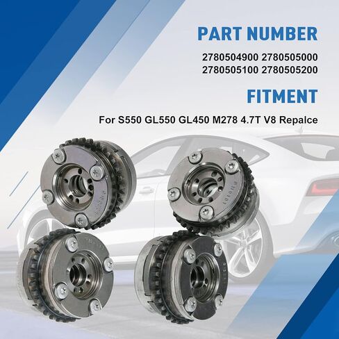 جهاز ضبط عمود الحدبات يناسب مرسيدس S550 GL550 GL450 M278 4.7T V8 Repalce OE 2780504900 2780505000 2780505100 2780505200 in Saudi Arabia