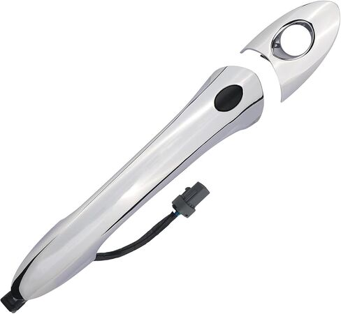 Exterior Door Handle Front Left Driver Side with Keyhole Smart Entry Keyless Compatible with 2011-2015 Hyundai Sonata Hybrid Replaces 82651-3S210 82652-3S010 in Kuwait