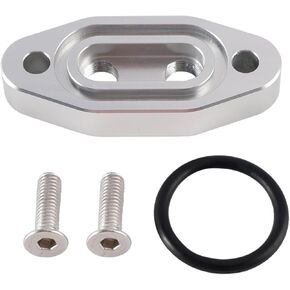 LS Dual 1/8" NPT Oil Feed Line Adapter Plate for LS1 LSX LS3 LS2 LQ4 551666