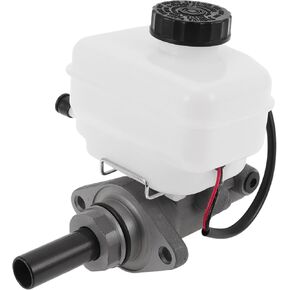 Brake Master Cylinder with Reservoir No.4720726010 for Toyota Hiace 2006-2019 Hydraulic Master Cylinder Silver Tone,White Aluminum Alloy,Plastic 1 Pc