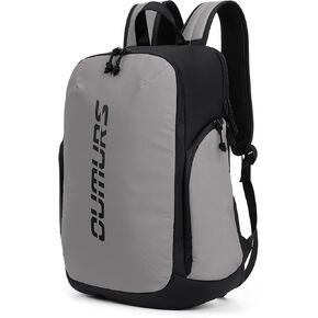 Reflective Backpack 1800D Water-resistant Oxford Cloth Backpack Laptop Backpack for Motorcycle, Travel, Cycling, Work, Sport, Hiking, Gym, Black
