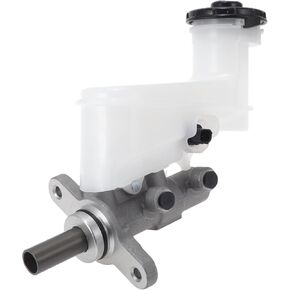 Brake Master Cylinder with Reservoir No.46100T2JH01 for Honda Accord 2014-2018 Hydraulic Master Cylinder Silver Tone,White Aluminum Alloy,Plastic 1 Pc