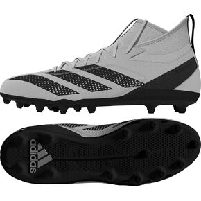 adidas Men's Adizero Impact.2 American Football Sneaker, Grey/Black/Grey, 12