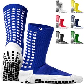 Lux Dual Grip Socks - Soccer Grip Socks for Men and Women. GripArray Performance & Comfort