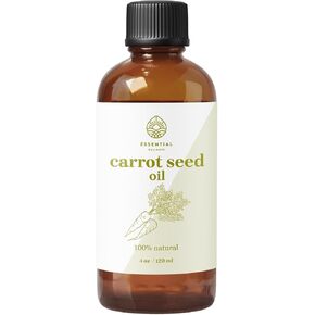 Carrot Seed Carrier Oil by Essential Delights - Premium Undiluted Carrier Oil | for Skin, Face, Body, Hair Revitalization | Vegan & Cruelty Free (4 Fl.Oz.)