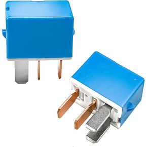 2 Pack AC Relay Air Conditioning Relay 12V 4 pin Replacement for 90987-02027 90080-87026 Compatible with to-yo-ta L-EXUS and Scion 1997-2014 Vehicles Relay for Automotive Electrical Systems
