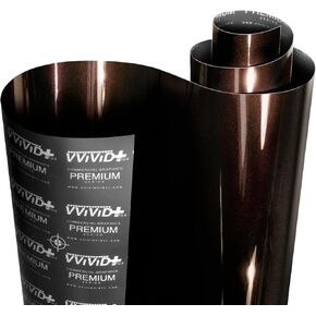VViViD+ Ultra Gloss Shadow Metallic Amber Vinyl Car Wrap (1ft x 5ft)