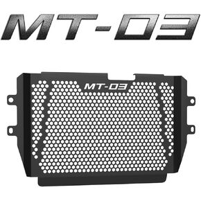 MT-03 Radiator Grille Grille Grille Placeming متوافق مع MT-03 MT03 2015-2024 (اللون: أسود ، الحجم: حجم واحد)