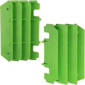 M MATI Green Radiator Shrouds Guard Set for Kawasaki KX125 KX250 1994-2005 14037-1310-6W