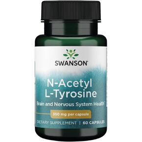 Swanson Amino Acid N-Acetyl L-Tyrosine 350 Milligram 60 Capsules