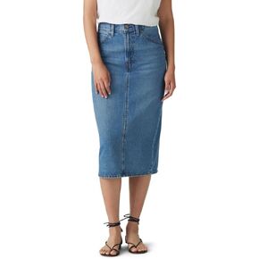 Levi's Women's High-Rise Slit Skirt