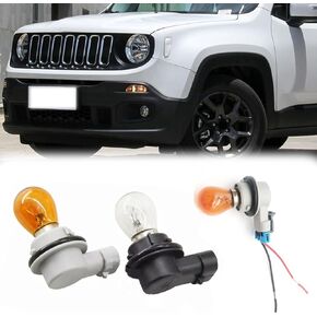 Front DRL DRL Running Light Light Lamp Lamp Lamp for Jeep Renegade 2014 2015 2015 2017 2018 2019 2020 (أضواء الجري الأمامية ، مع الأسلاك)