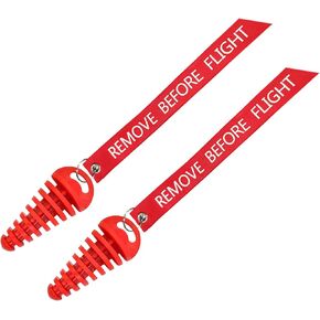 2 PCS Muffler Exhaust Wash Plug, 0.6-1.5 Inch Exhaust Silencer Wash Plug with Streamer, Rubber Exhaust Tail Pipe Cleaning Plug for 2 Stroke Motorcycle Dirt Bike ATV (Orange)